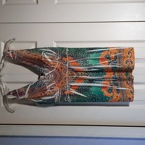 [Addon Deal $5] Multicolored knotted sleeve tank top